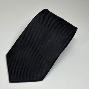 Diane Katzman Necktie Mens One Size Black Breast Cancer Awareness Ribbed Charity